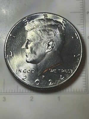 2024 P BU Kennedy half Dollar DDO Error Coin - Image 1 of 4