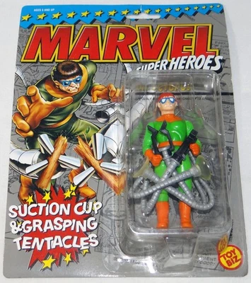 1990 ToyBiz Marvel Super Heroes DR. OCTOPUS (Doc Ock) Figure *Sealed* - Image 1 of 4