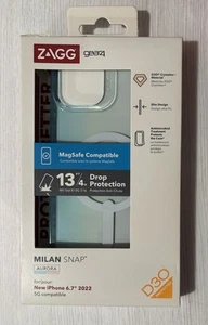 Gear4 ZAGG Milan Snap Case for MagSafe for iPhone 14 Plus - Aurora Ombre Blue - Picture 1 of 1