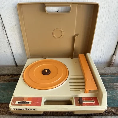 Vintage 1978 Fisher Price Record Player Model 825 **Motor Works No Needle** - Image 1 of 4