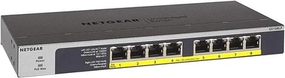 NETGEAR GS108LP - Switch - 8 x 10/100/1000 (PoE+) - desktop, rack-mountable NEW - Image 1 of 4