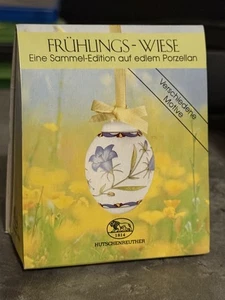 Hutschenreuther Frühlings-Wiese Glockenblume Campanula MINI Ei Osterei - Bild 1 von 4