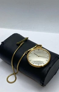 Tissot Stylist Gold Plaque G20 Micron Swiss 1970's Pocket Watch - Picture 1 of 8