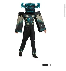 Disguise Boys' Minecraft Warden Deluxe Costume Size L 10/12 - Picture 1 of 6