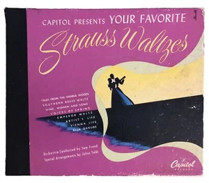 Your Favorite Strauss Waltzes 4 LP Record Box Set (BD-22) - Picture 1 of 11