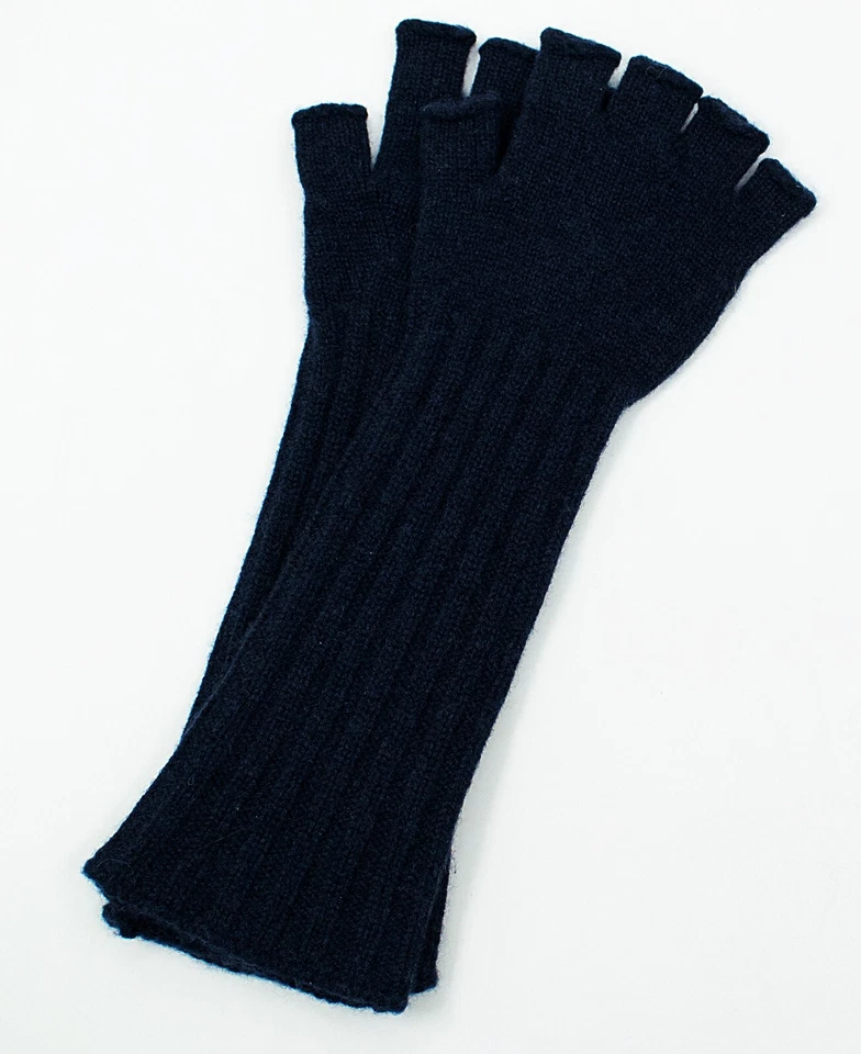 Cashmere Long Length Half-Finger Gloves - Length 41cm - Image 1 of 1