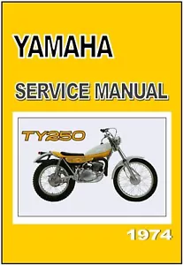 YAMAHA Workshop Manual TY250 A 1974 Service & Repair TY250A - Picture 1 of 5