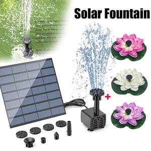 Solar Power Fountain Submersible Floating Water Pump Bird Bath Pond Garden uk