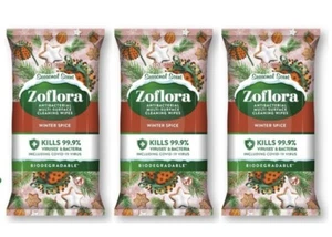3 x ZOFLORA WINTER SPICE ANTIBAC MULTI SURFACE WIPES - 108 WIPES ( 324 TOTAL ) - Picture 1 of 3