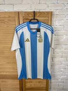 ARGENTINA FAN VERSION JERSEY HOME FOOTBALL SOCCER SHIRT 2024 ADIDAS MEN sz L - Picture 1 of 8
