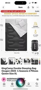 king camp sleeping bag - Picture 1 of 3