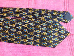 Lanvin Paris Silk Necktie L 60 Inch W 3.8 Designer - Picture 1 of 11