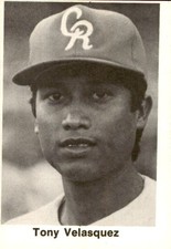 1972 Cedar Rapids Cardinals TCMA #27 Tony Velasquez - NM Baseball Card