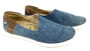 Chaco IONIA Slip On Comfort Casual Loafer Flats Women’s Size 10 Blue Denim - Picture 1 of 11
