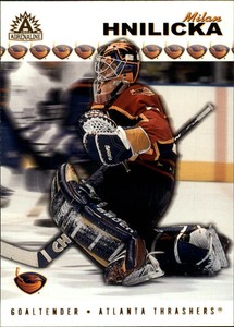 2001-02 Pacific Adrenaline Atlanta Thrashers Hockey Card #8 Milan Hnilicka