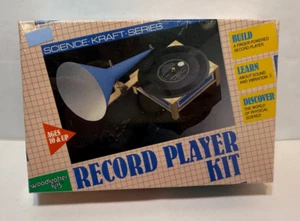 Record Player Kit - 1987 Woodkrafter Kits - New & Sealed - Picture 1 of 5