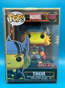 Funko Pop! Thor #650 (Marvel) Blacklight Target Exclusive NIB w/ Protector - Picture 1 of 2