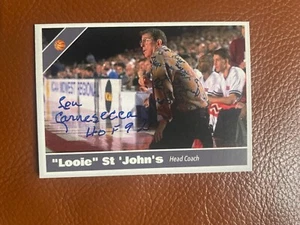 LOU CARNESECCA autograph ST. JOHN’S Hall of Fame HOF custom card signed - Picture 1 of 2