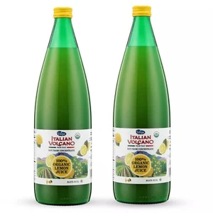 Jugo de limón orgánico volcán italiano 33,8 onzas - paquete de 2 - Imagen 1 de 8