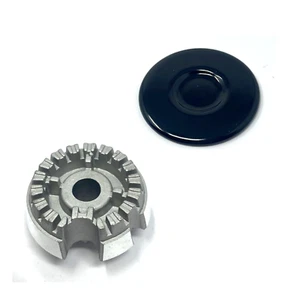 Delonghi elba bruciatore + piattello spartifiamma ausiliario piccolo originale - Foto 1 di 4