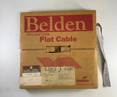 BELDEN 9L28016 FLAT CABLE WIRE 100FT FAST SHIPPING!!! - Image 1 of 2