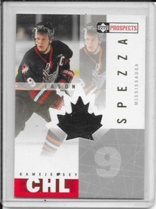 2000-01 UD CHL Prospects Jason Spezza Jersey # JS