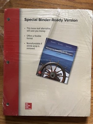 NEW Unused Fourth Edit. Managerial Accounting for Managers Doreen 9781259955860 - Image 1 of 2