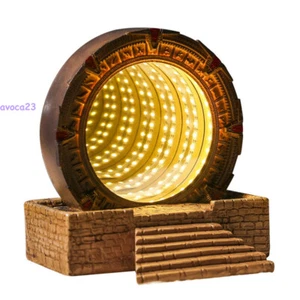 Stargate Glowing Resin Crafts Light Lamp Figures Model Toy Room Table Decor Gift - Picture 1 of 17