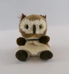 Aurora World Plush - Palm Pals - BARNIE the Owl (5 inch) Stuffed Animal Toy EUC - Picture 1 of 10