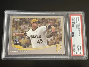 Gerrit Cole RC 2013 Topps Chrome Update PSA 10 GEM!!!’ - Picture 1 of 2
