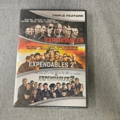 The Expendables 1 2 3 Triple Feature Movie Trilogy Collection Stallone SEALED - Image 1 of 2