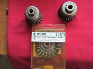 Metabo & Weiler Draht 3 Zoll und 4 Zoll Tassenbürsten - Bild 1 von 3
