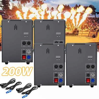 Proiettore di fiamma 200W Dj Flame Fire macchina DMX matrimonio Pasqua Halloween spettacolo - Immagine 1 di 4