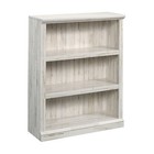 Sauder 426427 3 Shelf Bookcase, White Plank® Finish