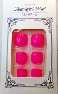 Hermoso pegamento para uñas de los pies - Pop rosa brillante - Imagen 1 de 2