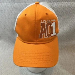 I Play for AP1 hat cap orange one size embroidered mesh snap Castaways - Picture 1 of 10