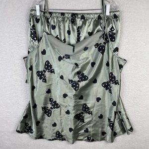 Pajamas Womens Sz 3XL Green/Black Lounge Set W/Cami Shorts 3XL - Picture 1 of 9