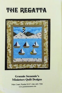 Grannie Suzannie's The Regatta 18" x 20" St Augustine Florida Quilt Pattern - Picture 1 of 1