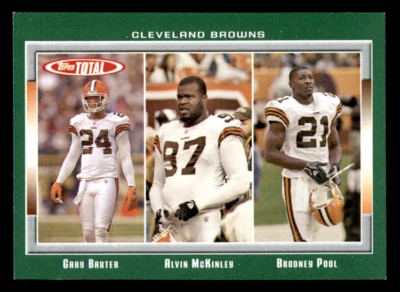 2006 Topps Total Alvin McKinley / Brodney Pool / Gary Baxter    #391 Browns - Image 1 of 2
