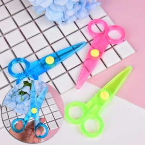 Quality Safety scissors Paper cutting Plastic scissors Children's handmade to_ZT - Picture 1 of 10
