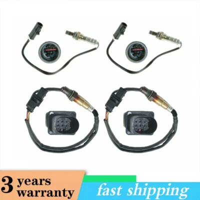 Sensores de oxigênio 4 peças para 2009 2010 Ford F-150 Pickup 4.6L 5.4L 6.2L V8 - Imagem 1 de 4
