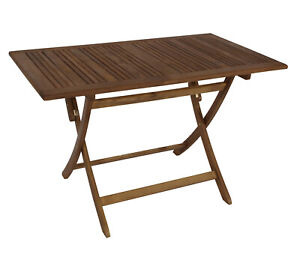 Gartentisch Klapptisch Holztisch Gartenmöbel Tisch MARACANA 70x120cm Akazie