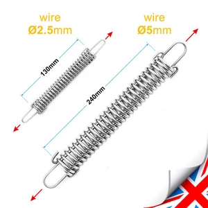 * Elektrischer Zaun - Spannfedern für Draht - Federdraht Durchmesser 2,5 mm/5 mm - Bild 1 von 5