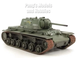 KV-1 Heavy Tank - Russian - Soviet Army 1942 - Green - 1/72 Scale Plastic Model - Picture 1 of 10