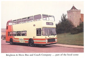 1980 Bristol VR 74-Sitzer Doppeldecker in der neuen Brighton & Hove Lackierung - Bild 1 von 2