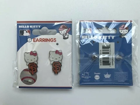 Hello Kitty San Francisco Giant Earrings Cover