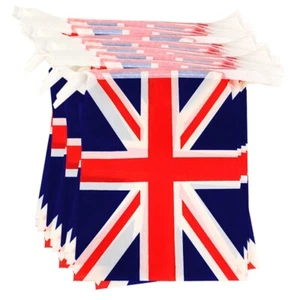 Union Jack Bunting Banner Flag VE Day Celebration Royal Street Party Decor 4M - Picture 1 of 6