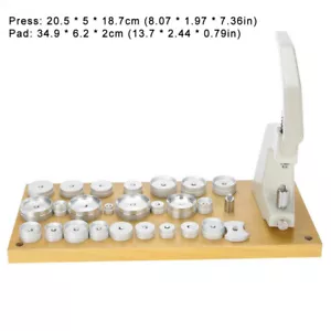 5500A Watch Case Crystal Press Back Closer Set Watchmakers Repair Tools W/25Dies - Picture 1 of 10