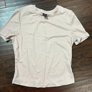 Shein Light Pink Spandex Tee Size XS - Picture 1 of 3