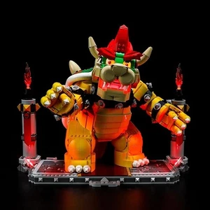 LED Lichtset für Lego 71411 The Mighty Bowser Modellbeleuchtung, Fernbedienung - Briksmax - Bild 1 von 8